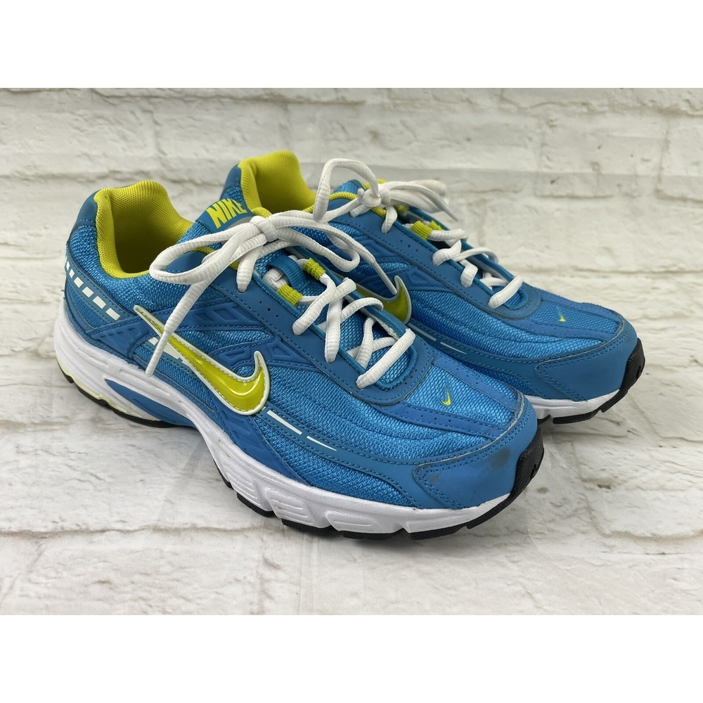 Nike Womens Initiator 394053-481 Blue Low Top Lace Up Casual Running Shoe Size 8